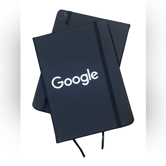 Google Black Notebooks Lined Set of 2  Hardcover New - Picture 4 of 8